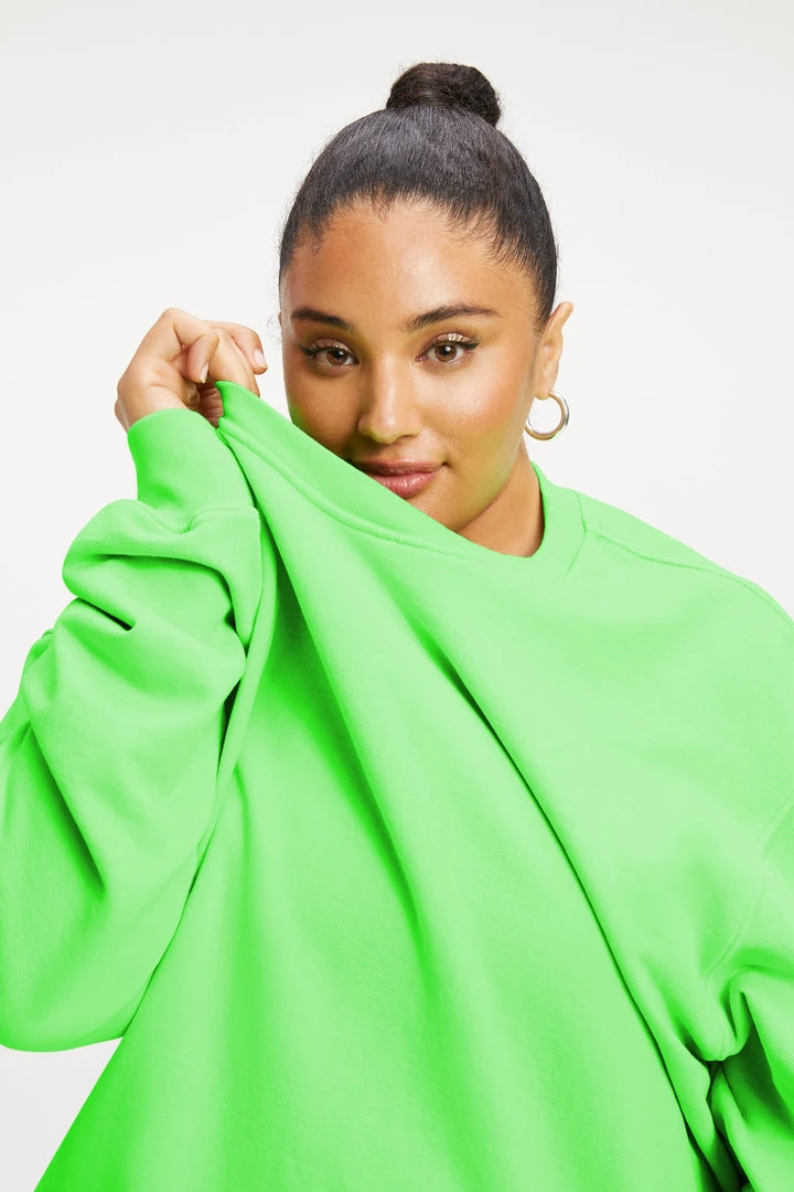 New 🔔 GA-SALE BOYFRIEND SWEATSHIRT | CHARTREUSE003 Neon Collection 🎉 10 GA-SALE BOYFRIEND SWEATSHIRT | CHARTREUSE003 Neon Collection