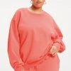 GA-SALE Neon Collection BOYFRIEND SWEATSHIRT | HOT CORAL001