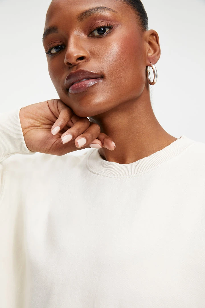 Hot Sale โ๏ธ GOOD AMERICAN BOYFRIEND SWEATSHIRT | BONE001 ๐ 7 GOOD AMERICAN BOYFRIEND SWEATSHIRT | BONE001