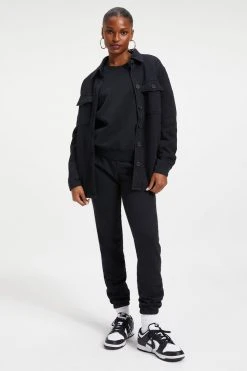 Deals 🤩 GOOD AMERICAN BOYFRIEND SWEATSHIRT | BLACK001 ❤️ 18 GOOD AMERICAN BOYFRIEND SWEATSHIRT | BLACK001