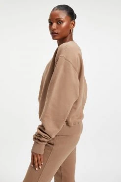 GOOD AMERICAN BOYFRIEND SWEATSHIRT | PUTTY001