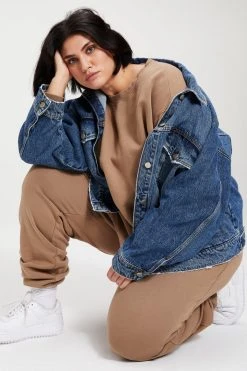 GOOD AMERICAN BOYFRIEND SWEATSHIRT | PUTTY001