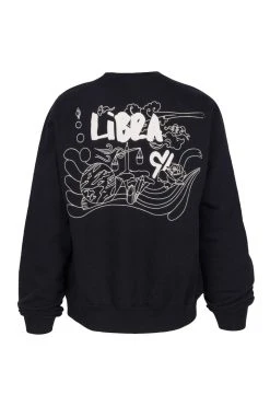 GA-SALE ZODIAC BOYFRIEND SWEATSHIRT | LIBRA