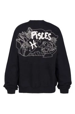GA-SALE ZODIAC BOYFRIEND SWEATSHIRT | PISCES
