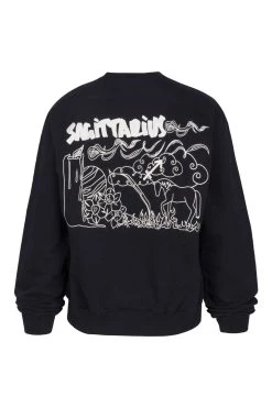 GA-SALE ZODIAC BOYFRIEND SWEATSHIRT | SAGITTARIUS
