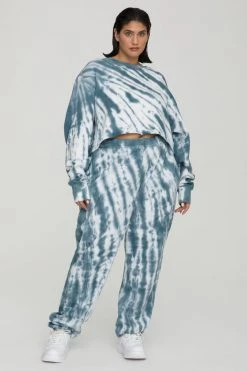 GA-FINAL Sweats BOYFRIEND SWEATPANT | ORION BLUE TIE DYE001
