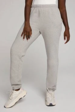 GOOD AMERICAN BOYFRIEND SWEATPANT | HEATHER GREY001 Sweats