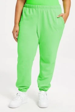 GA-SALE BOYFRIEND SWEATPANTS | CHARTREUSE003 Neon Collection