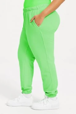 GA-SALE BOYFRIEND SWEATPANTS | CHARTREUSE003 Neon Collection
