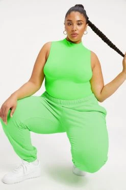 GA-SALE BOYFRIEND SWEATPANTS | CHARTREUSE003 Neon Collection