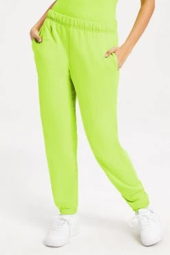 GA-SALE BOYFRIEND SWEATPANTS | ELECTRIC LIME002
