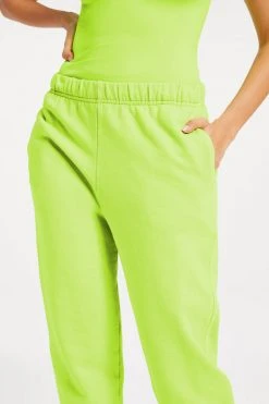 GA-SALE BOYFRIEND SWEATPANTS | ELECTRIC LIME002
