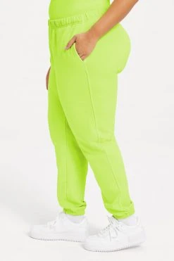 GA-SALE BOYFRIEND SWEATPANTS | ELECTRIC LIME002