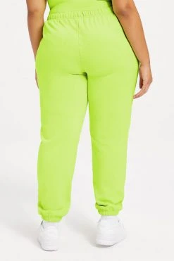 GA-SALE BOYFRIEND SWEATPANTS | ELECTRIC LIME002
