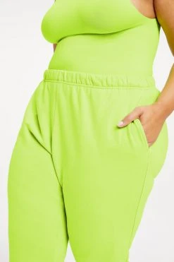 GA-SALE BOYFRIEND SWEATPANTS | ELECTRIC LIME002