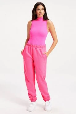 Promo 👏 GA-SALE BOYFRIEND SWEATPANTS | HOT PINK002 ⌛ 18 GA-SALE BOYFRIEND SWEATPANTS | HOT PINK002