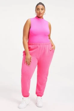 GA-SALE BOYFRIEND SWEATPANTS | HOT PINK002