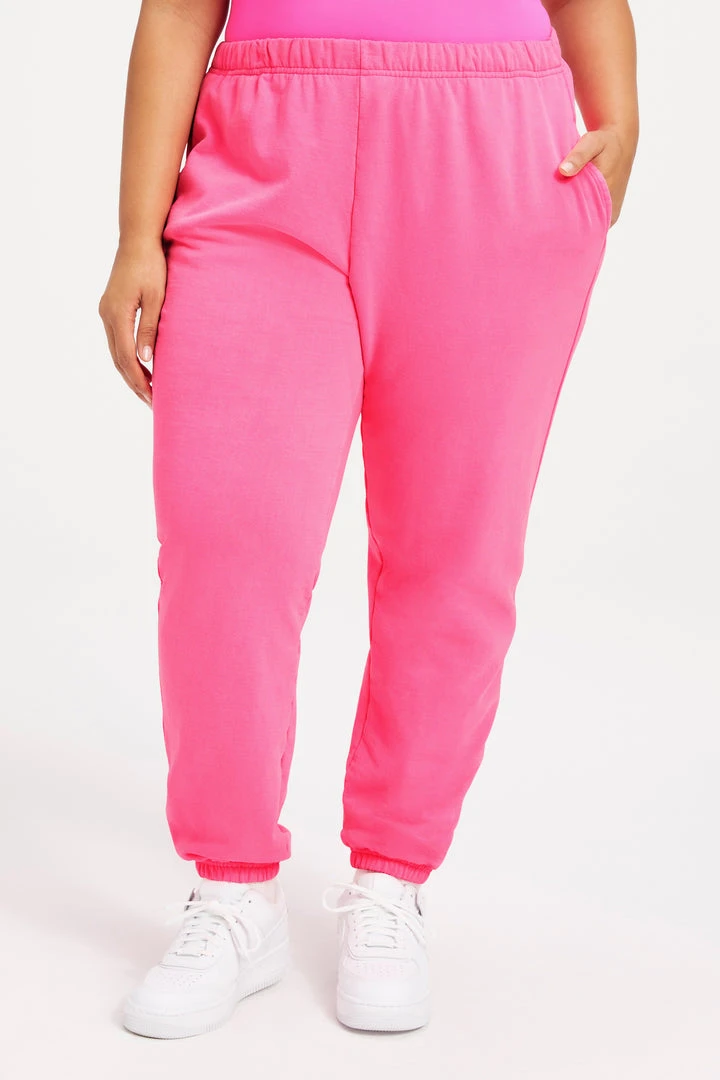 Promo 👏 GA-SALE BOYFRIEND SWEATPANTS | HOT PINK002 ⌛ 2 GA-SALE BOYFRIEND SWEATPANTS | HOT PINK002