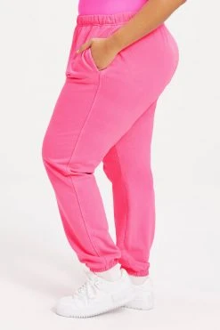 Promo 👏 GA-SALE BOYFRIEND SWEATPANTS | HOT PINK002 ⌛ 15 GA-SALE BOYFRIEND SWEATPANTS | HOT PINK002