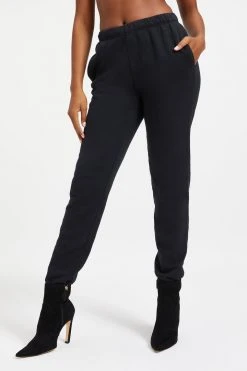 GOOD AMERICAN BOYFRIEND SWEATPANT | BLACK001 Sweats
