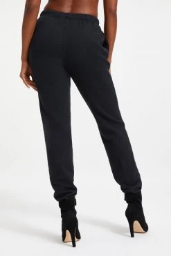 GOOD AMERICAN BOYFRIEND SWEATPANT | BLACK001 Sweats
