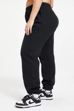 GOOD AMERICAN BOYFRIEND SWEATPANT | BLACK001 Sweats