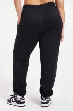 GOOD AMERICAN BOYFRIEND SWEATPANT | BLACK001 Sweats