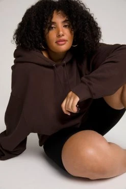 GA-SALE Sweats BOYFRIEND HOODIE | COFFEE001