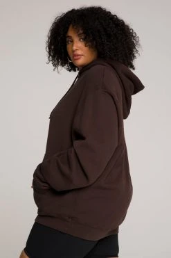 GA-SALE Sweats BOYFRIEND HOODIE | COFFEE001
