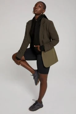 GOOD AMERICAN Sweats BOYFRIEND HOODIE | BLACK001