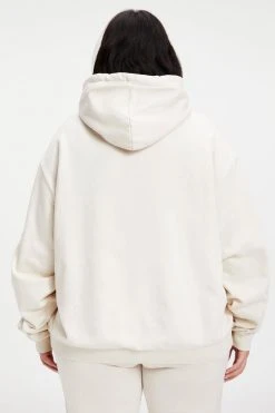 GOOD AMERICAN Sweats BOYFRIEND HOODIE | BONE001