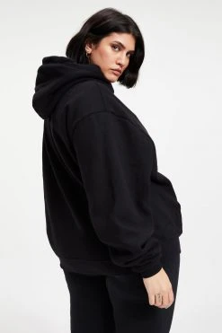 GOOD AMERICAN Sweats BOYFRIEND HOODIE | BLACK001