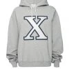 GOOD AMERICAN BOYFRIEND LETTER HOODIE | X HEATHER GREY001