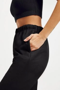 GA-SALE RELAXED FLEECE PANT | BLACK001