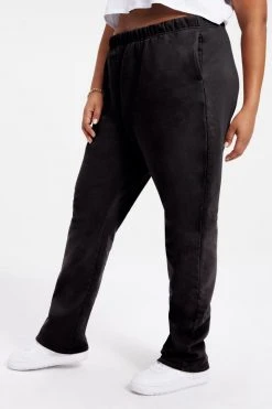 GA-SALE RELAXED FLEECE PANT | BLACK001