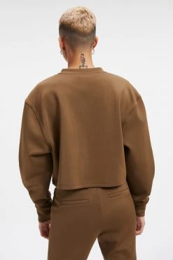 GA-SALE SCUBA CROPPED HENLEY | FOG001 Sweats