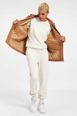 Cheap ✨ GOOD AMERICAN Sweats THERMAL BOYFRIEND SWEATPANT | BONE001 🔥 15 GOOD AMERICAN Sweats THERMAL BOYFRIEND SWEATPANT | BONE001