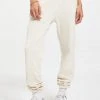 GOOD AMERICAN Sweats THERMAL BOYFRIEND SWEATPANT | BONE001