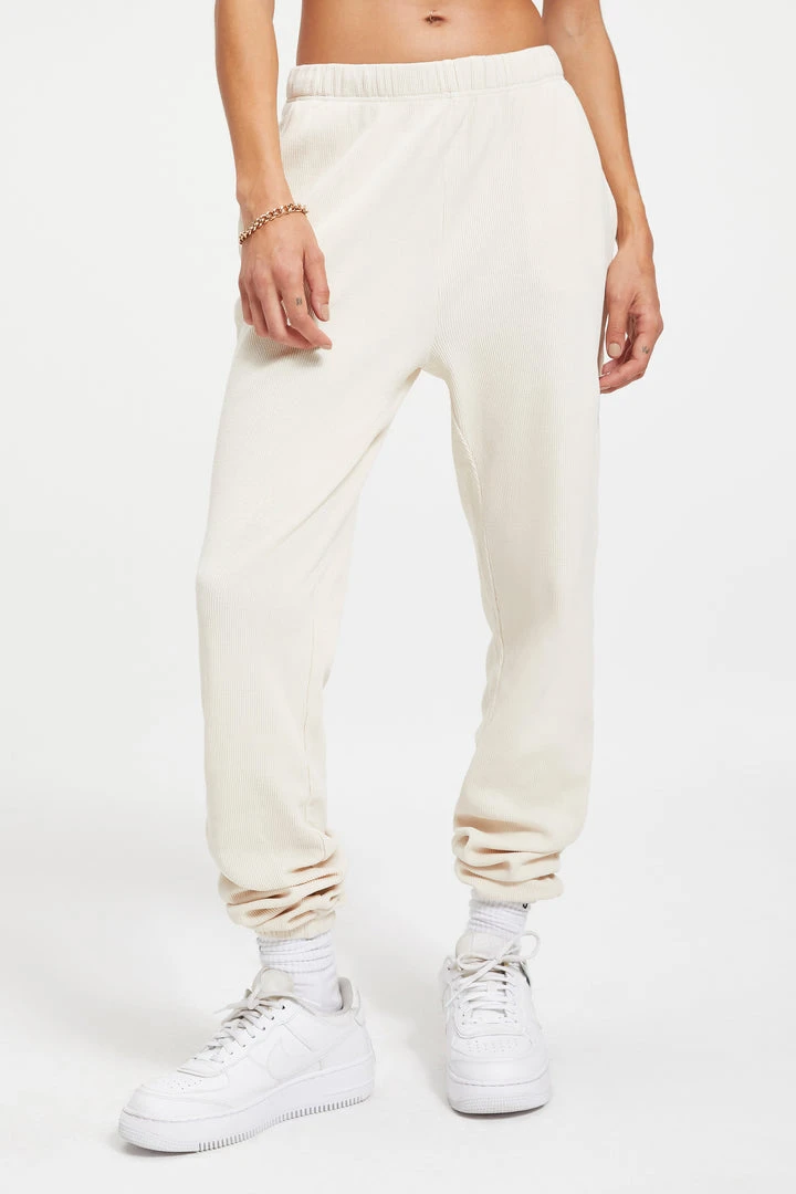 Cheap ✨ GOOD AMERICAN Sweats THERMAL BOYFRIEND SWEATPANT | BONE001 🔥 1 GOOD AMERICAN Sweats THERMAL BOYFRIEND SWEATPANT | BONE001