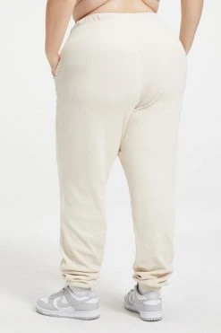 Cheap ✨ GOOD AMERICAN Sweats THERMAL BOYFRIEND SWEATPANT | BONE001 🔥 20 GOOD AMERICAN Sweats THERMAL BOYFRIEND SWEATPANT | BONE001