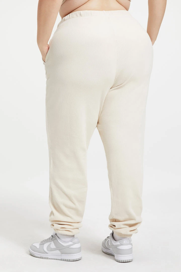 Cheap ✨ GOOD AMERICAN Sweats THERMAL BOYFRIEND SWEATPANT | BONE001 🔥 10 GOOD AMERICAN Sweats THERMAL BOYFRIEND SWEATPANT | BONE001