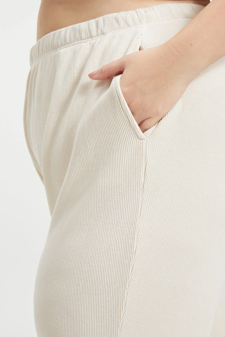 Cheap ✨ GOOD AMERICAN Sweats THERMAL BOYFRIEND SWEATPANT | BONE001 🔥 7 GOOD AMERICAN Sweats THERMAL BOYFRIEND SWEATPANT | BONE001