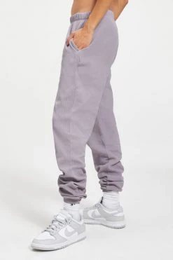 GA-SALE THERMAL BOYFRIEND SWEATPANT | LILAC MIST001