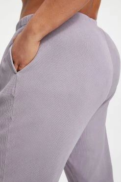 GA-SALE THERMAL BOYFRIEND SWEATPANT | LILAC MIST001