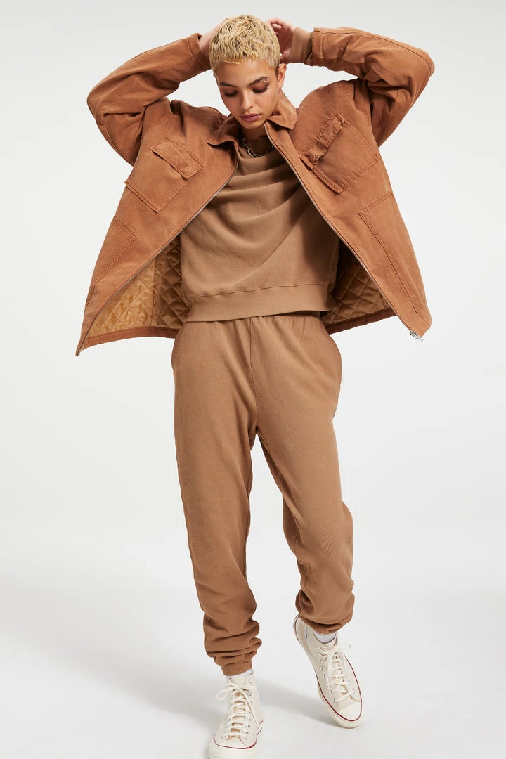 Outlet ⭐ GOOD AMERICAN THERMAL BOYFRIEND SWEATPANT | PUTTY001 Sweats ❤️ 11 GOOD AMERICAN THERMAL BOYFRIEND SWEATPANT | PUTTY001 Sweats