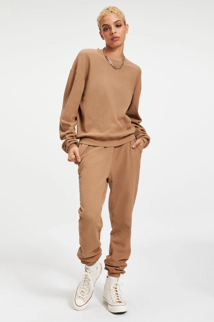 Outlet ⭐ GOOD AMERICAN THERMAL BOYFRIEND SWEATPANT | PUTTY001 Sweats ❤️ 6 GOOD AMERICAN THERMAL BOYFRIEND SWEATPANT | PUTTY001 Sweats