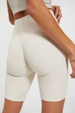 GOOD AMERICAN THERMAL BIKE SHORT | BONE001