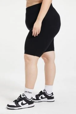 GOOD AMERICAN Bike Shorts THERMAL BIKE SHORT | BLACK001