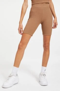 GOOD AMERICAN Bike Shorts THERMAL BIKE SHORT | PUTTY001