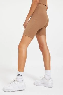 GOOD AMERICAN Bike Shorts THERMAL BIKE SHORT | PUTTY001